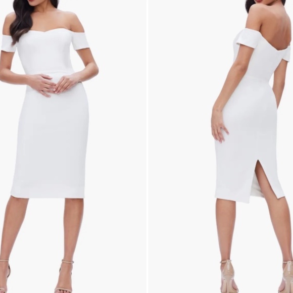 Dress the Population Dresses & Skirts - Dress the Population Bailey Off the Shoulder Dress Size: S